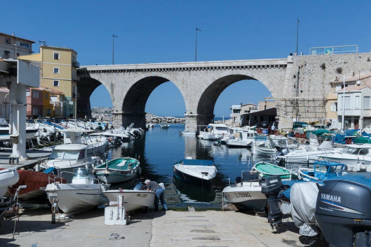 Stud Terras Ville Corniche 2 Pers Stat Gratuit Rue Modif Suivt Possib Et Accord Exclusif Marsiglia Esterno foto