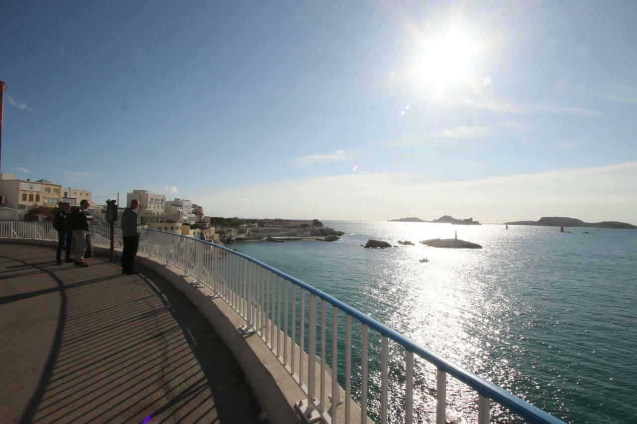 Stud Terras Ville Corniche 2 Pers Stat Gratuit Rue Modif Suivt Possib Et Accord Exclusif Marsiglia Esterno foto