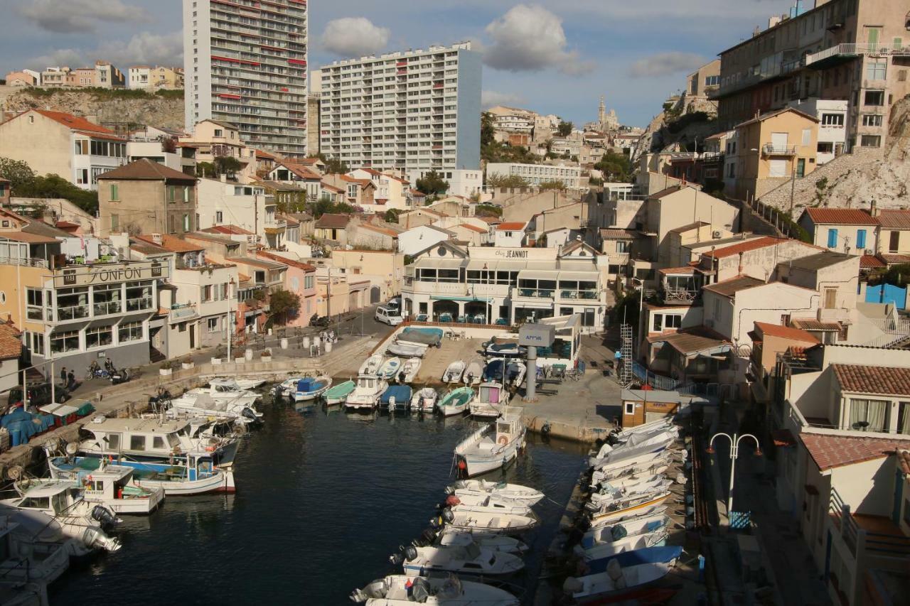 Stud Terras Ville Corniche 2 Pers Stat Gratuit Rue Modif Suivt Possib Et Accord Exclusif Marsiglia Esterno foto