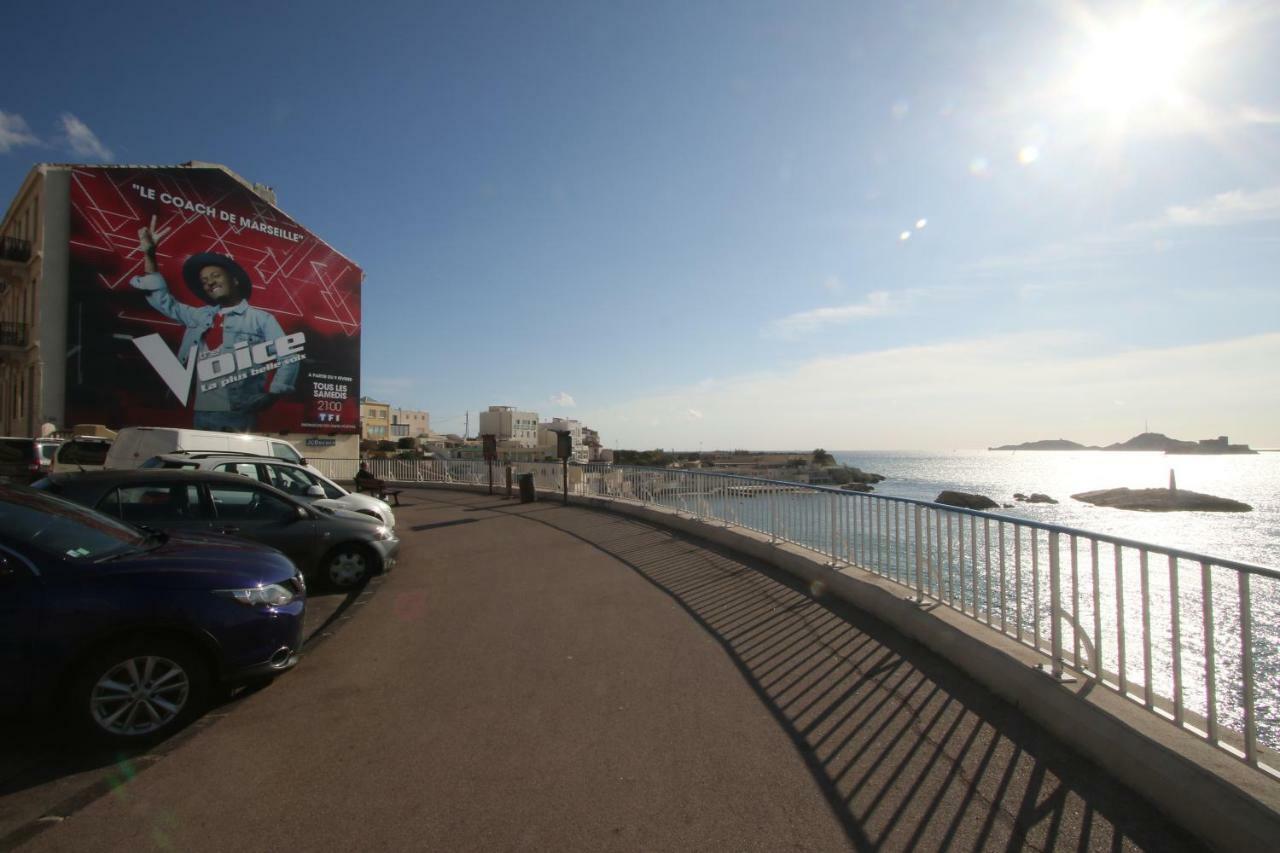 Stud Terras Ville Corniche 2 Pers Stat Gratuit Rue Modif Suivt Possib Et Accord Exclusif Marsiglia Esterno foto